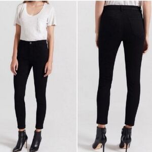 Current Elliott High Waist Stiletto jeans Jet Black